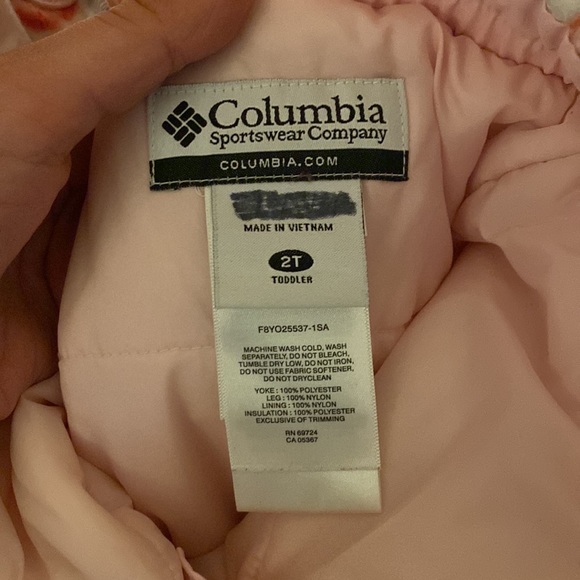 Columbia brand size 2T snow bib - Picture 3 of 3